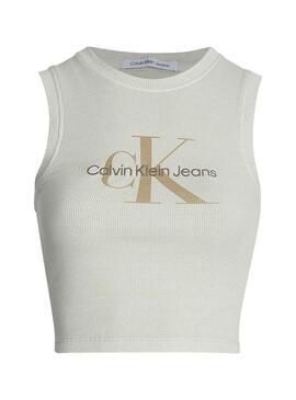 Top Calvin Klein Mineral Beige para Mujer