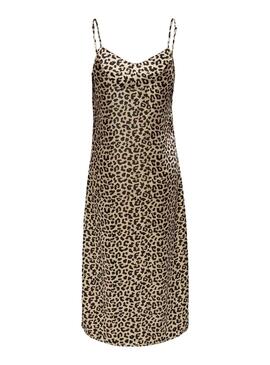 Vestido Only Mayra Leopardo para Mujer