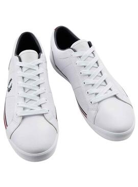 Zapatillas Fred Perry Perf Leather Blanco Hombre