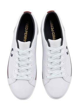 Zapatillas Fred Perry Perf Leather Blanco Hombre