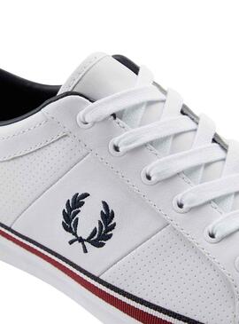Zapatillas Fred Perry Perf Leather Blanco Hombre