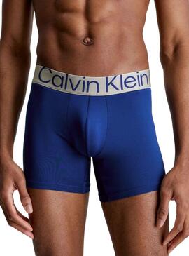 Calzoncillos Calvin Klein Steel Azul para Hombre