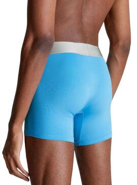 Calzoncillos Calvin Klein Steel Azul para Hombre