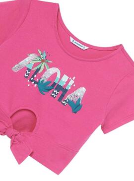 Conjunto Mayoral Nudo Rosa para Niña