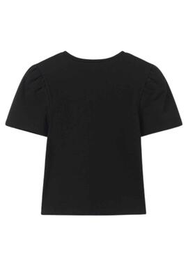 Camiseta Mayoral Aplique Negro para Niña