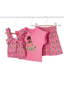 Conjunto Mayoral Falda 3 Piezas Rosa para Niña