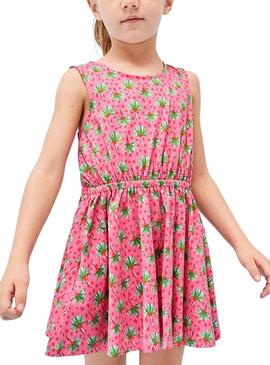 Vestido Mayoral Estampado Rosa para Niña