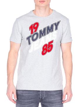 Camiseta Tommy Jeans Basic 14 Gris