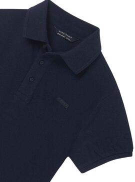 Polo Mayoral Embossed Marino para Niño