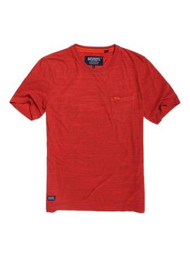 Camiseta Superdry Dry Pocket Rojo Hombre