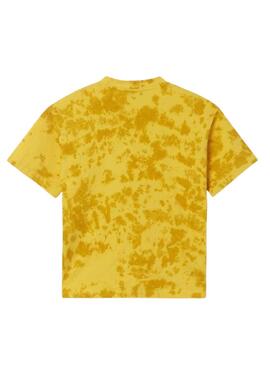 Camiseta Mayoral Tie Dye Amarillo Para Niño