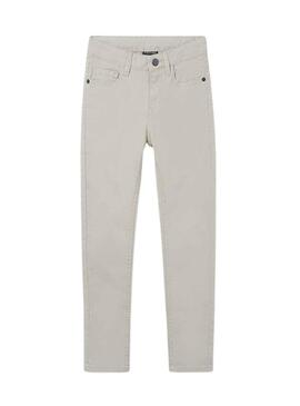 Pantalón Mayoral Slim Fit Básico Gris para Niño