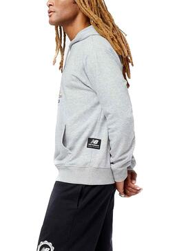 Sudadera New Balance Art Gris para Hombre