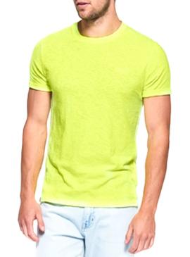 Camiseta Superdry Low Roller Neon Hombre