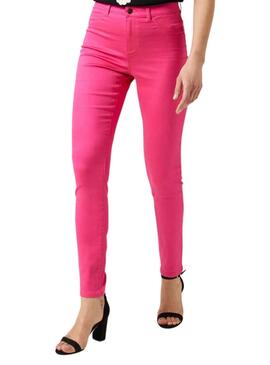 Pantalón Naf Naf Xenp Rosa para Mujer