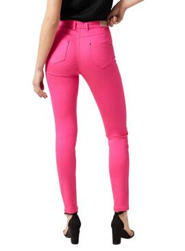 Pantalón Naf Naf Xenp Rosa para Mujer