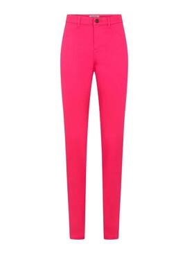 Pantalón Naf Naf Xenp Rosa para Mujer