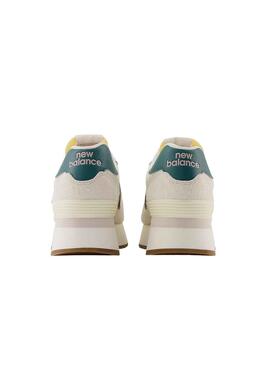 Zapatillas New Balance WL574 Beige para Mujer