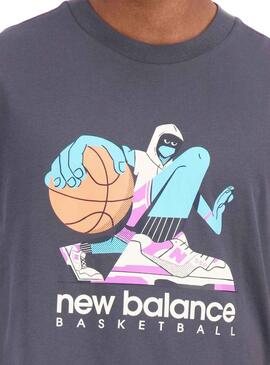 Camiseta New Balance Art Marino para Hombre