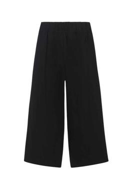 Pantalón Mayoral Cropped Punto Negro para Niña