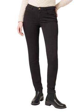 Pantalón Naf Naf Stretch Negro para Mujer