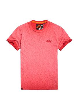 Camiseta Superdry Low Roller Coral Hombre