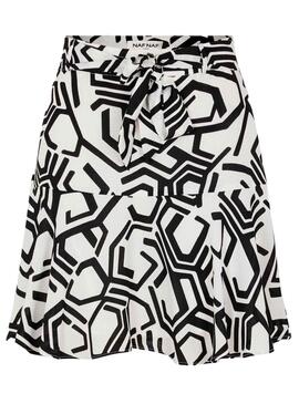 Falda Naf Naf Geo Negro para Mujer