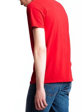 Camiseta Levis Icon Rojo Hombre
