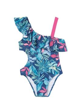 Trikini Mayoral Estampado Azul para Niña