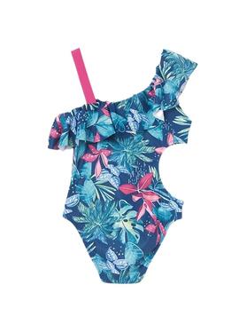 Trikini Mayoral Estampado Azul para Niña