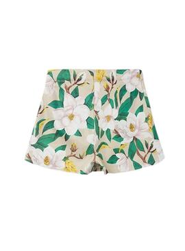 Falda Pantalón Mayoral Estampada Verde Niña