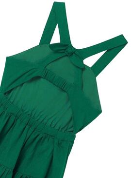 Vestido Mayoral Lino Esmeralda Verde para Niña