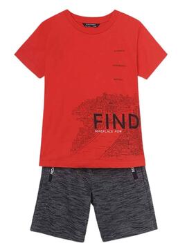 Conjunto Mayoral City Rojo para Niño