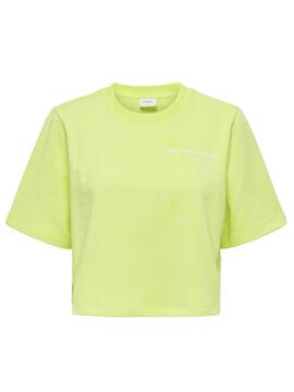 Camiseta Only Sasja Amarillo para Mujer