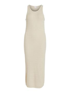 Vestido Vila Margot Beige para Mujer