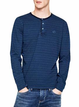 Camiseta Pepe Jeans Herrington Azul Hombre