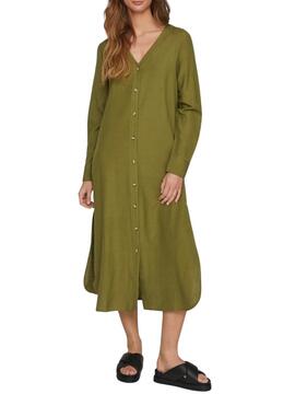 Vestido Vila Priscila Verde para Mujer