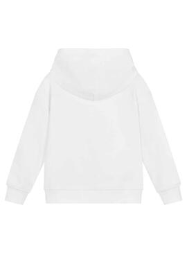 Sudadera Calvin Klein Mini Block Blanco para Niño