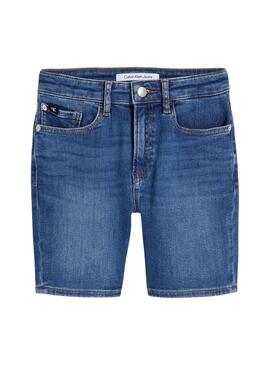 Bermudas Calvin Klein Patch Azul para Niño