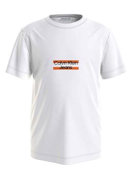 Camiseta Calvin Klein Mini Logo Blanco