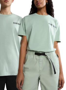 Camiseta Napapijri Paradise Verde Hombre y Mujer