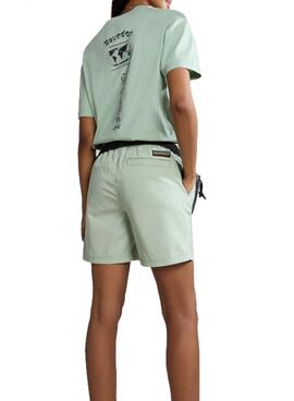 Camiseta Napapijri Paradise Verde Hombre y Mujer