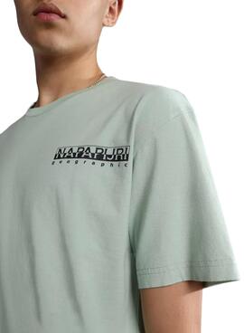 Camiseta Napapijri Paradise Verde Hombre y Mujer
