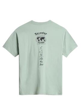 Camiseta Napapijri Paradise Verde Hombre y Mujer