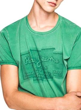 Camiseta Pepe Jeans Izzo Verde Hombre