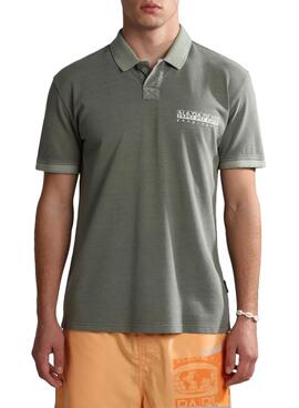 Polo Napapijri Meribe Verde para Hombre