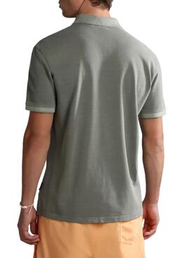 Polo Napapijri Meribe Verde para Hombre
