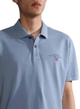 Polo Napapijri Elbas Azul para Hombre