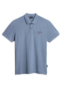 Polo Napapijri Elbas Azul para Hombre