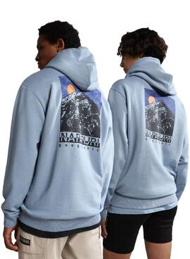 Sudadera Napapijri Mataje Azul para Hombre y Mujer